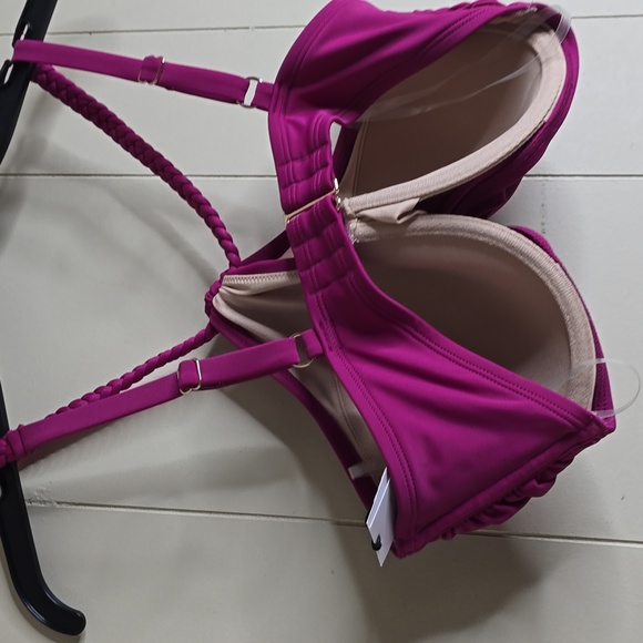 Women's Balconette Underwire Bikini Top Shade & Shore 36C - Picture 7 of 7